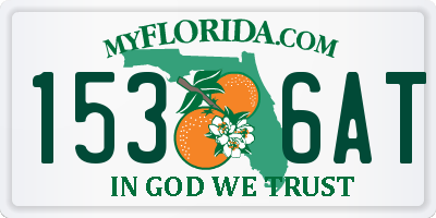 FL license plate 1536AT