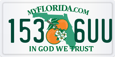 FL license plate 1536UU