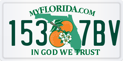 FL license plate 1537BV