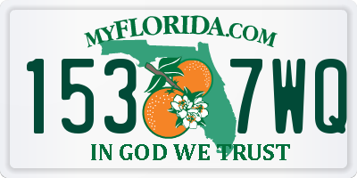 FL license plate 1537WQ