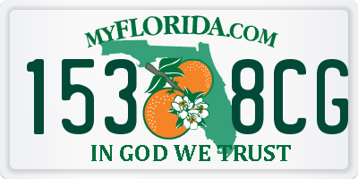 FL license plate 1538CG