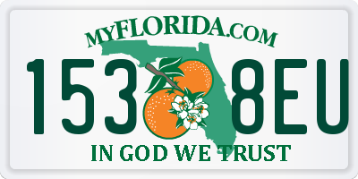 FL license plate 1538EU