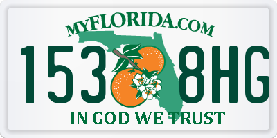 FL license plate 1538HG