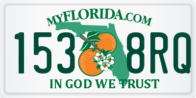 FL license plate 1538RQ