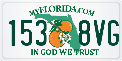 FL license plate 1538VG