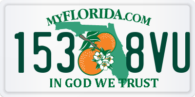 FL license plate 1538VU