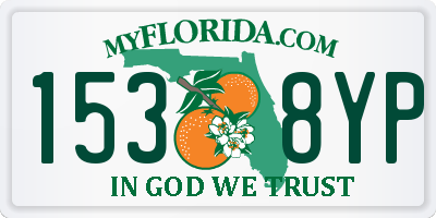 FL license plate 1538YP
