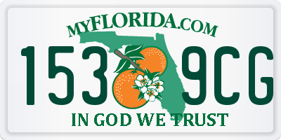 FL license plate 1539CG