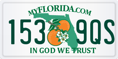 FL license plate 1539QS