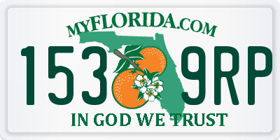 FL license plate 1539RP