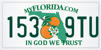 FL license plate 1539TU