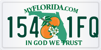 FL license plate 1541FQ