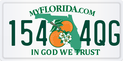 FL license plate 1544QG