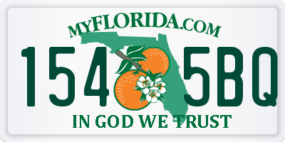 FL license plate 1545BQ