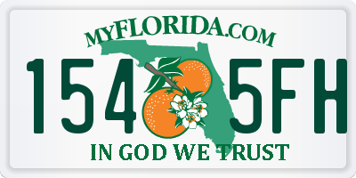 FL license plate 1545FH