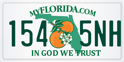 FL license plate 1545NH