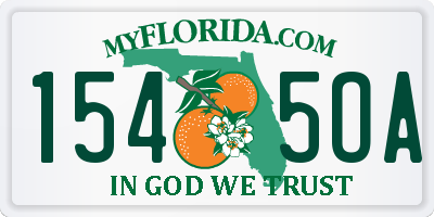 FL license plate 1545OA