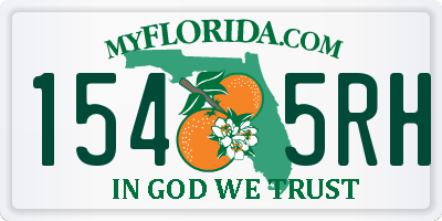 FL license plate 1545RH