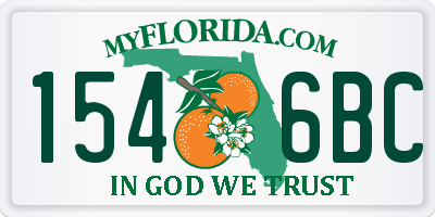 FL license plate 1546BC