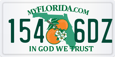 FL license plate 1546DZ