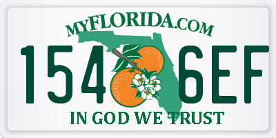 FL license plate 1546EF