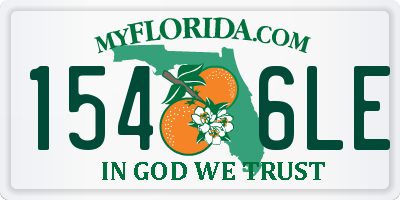 FL license plate 1546LE
