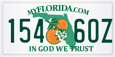 FL license plate 1546OZ