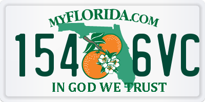 FL license plate 1546VC