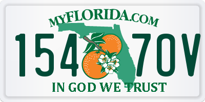 FL license plate 1547OV