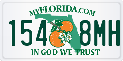FL license plate 1548MH