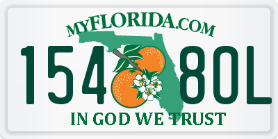 FL license plate 1548OL