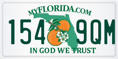 FL license plate 1549QM