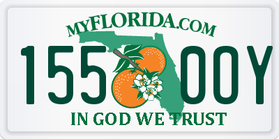FL license plate 1550OY