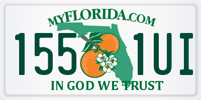 FL license plate 1551UI