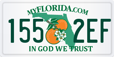 FL license plate 1552EF