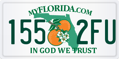 FL license plate 1552FU