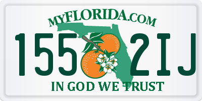 FL license plate 1552IJ