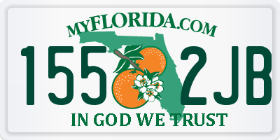 FL license plate 1552JB