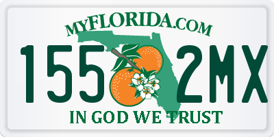 FL license plate 1552MX