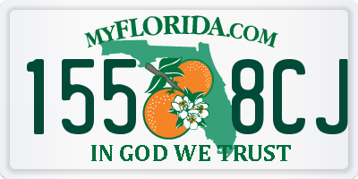 FL license plate 1558CJ