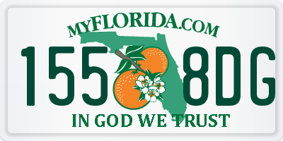 FL license plate 1558DG