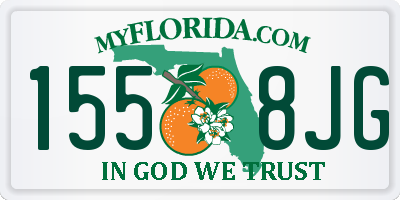 FL license plate 1558JG