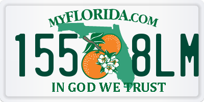FL license plate 1558LM