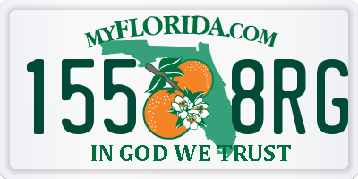 FL license plate 1558RG