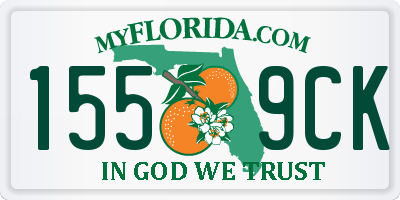 FL license plate 1559CK