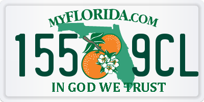 FL license plate 1559CL