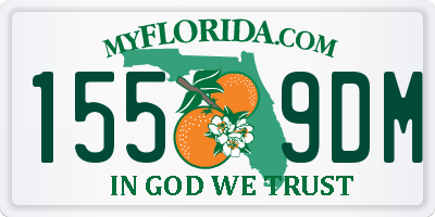 FL license plate 1559DM