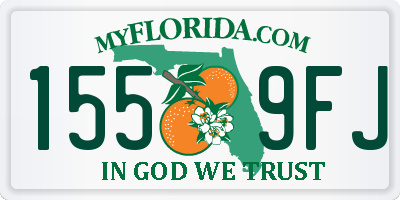 FL license plate 1559FJ