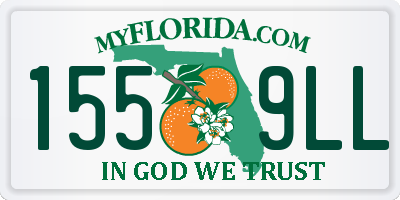 FL license plate 1559LL