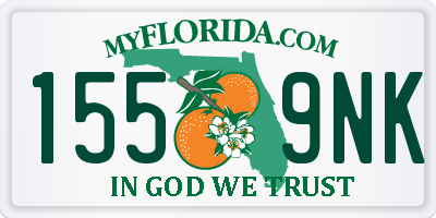 FL license plate 1559NK